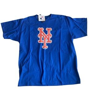 New York Mets Short Sleeve Tee shirt by Fanatics NWT size 2 XL